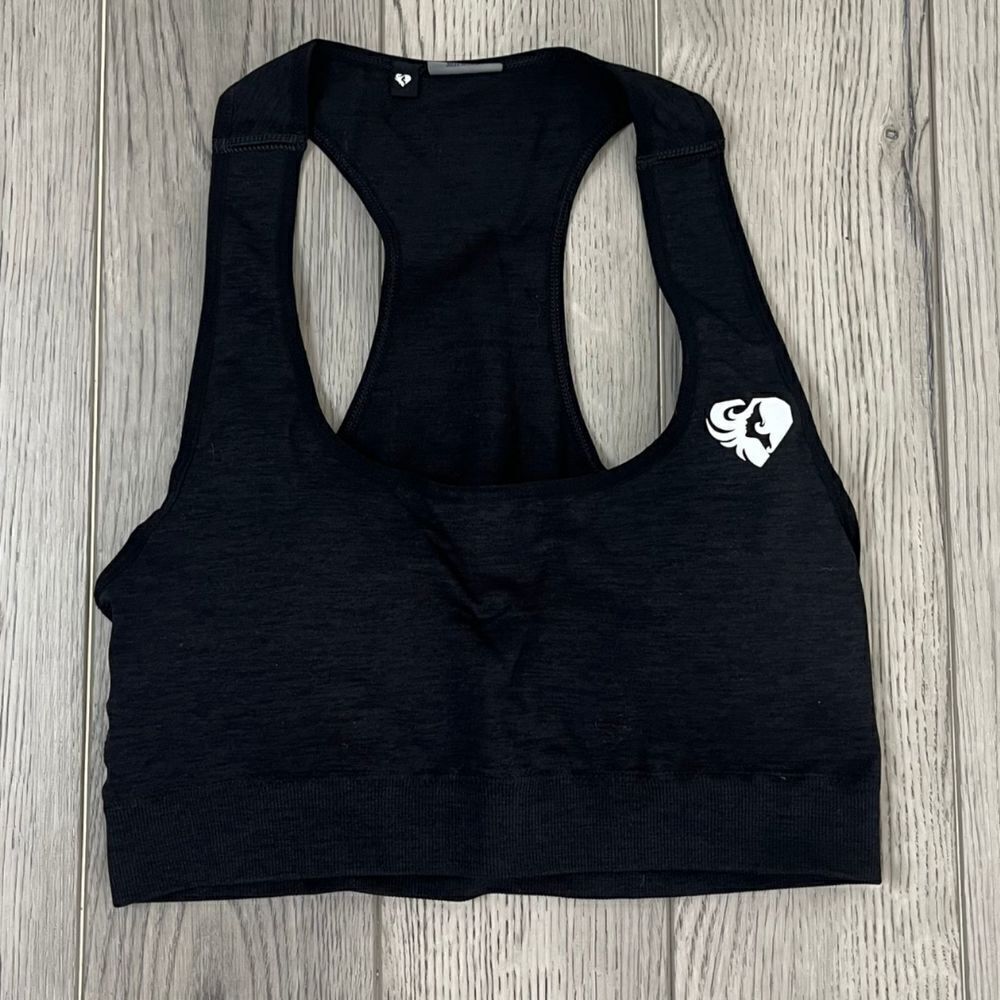 Women's Best Size M Black Move Seamless Activewear Sports Bra Athletic Yoga Gym